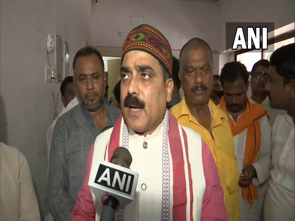 Bihar BJP leader Jibesh Kumar (Photo/ANI)