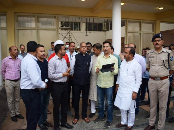 Himachal CM Jairam Thakur takes stock of arrangements for Chief Secretaries Conference (Photo:Twitter/Jairam Thakur)