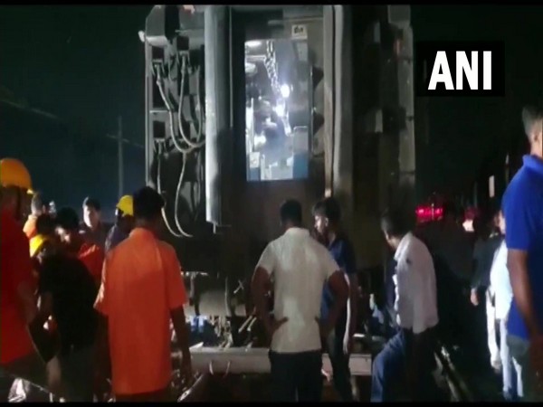 Train derailment (Image source: ANI)