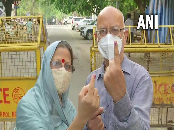 Voters at Rajinder Nagar constituency (Photo/ANI)