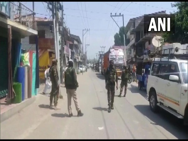 Visuals from Rawalpora in Srinagar (Photo/ANI)