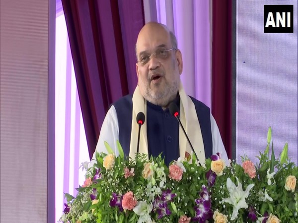 Union Home Minister Amit Shah in Gujarat's Anand (Photo/ANI)