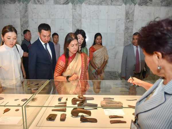 MoS Meenakashi Lekhi visits state historical museum in Bishkek