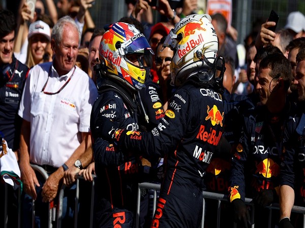 Sergio Perez and Max Verstappen (Photo: Twitter/Red Bull Racing)