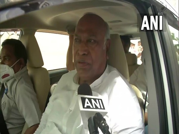 Congress Rajya Sabha MP Mallikarjun Kharge (Photo:ANI)