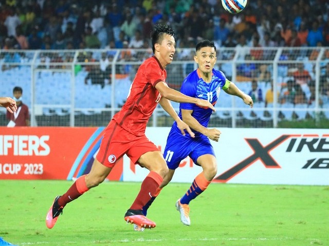 India vs Hong Kong (Photo: Twitter/Indian Football)