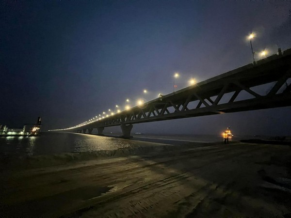 A visual of the Padma bridge. (Photo Credit: Twitter)