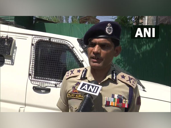 Vijay Kumar, IGP Kashmir (Photo/ANI)