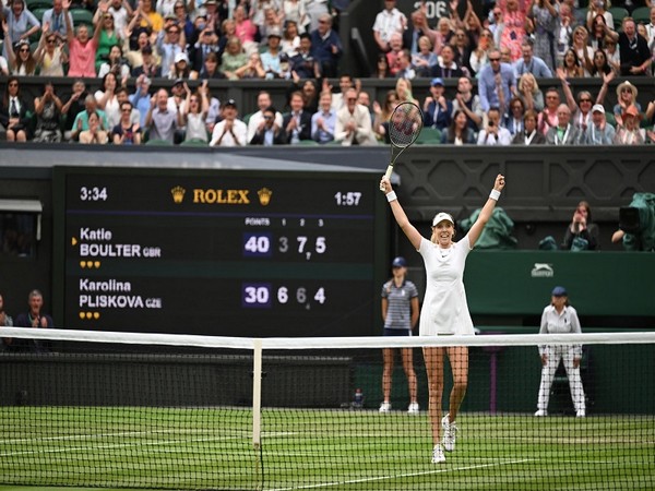 Great Britain's Katie Boulter (Photo: Twitter/Wimbledon)