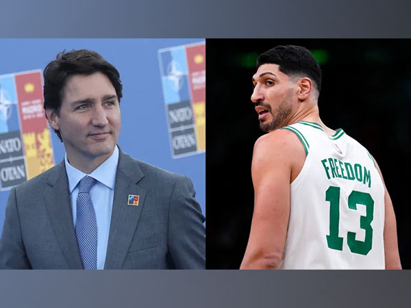 Canadian Prime Minister Justin Trudeau and NBA star Enes Kanter Freedom (Photo Credit: Twitter)
