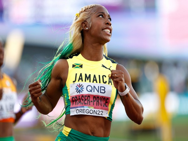 Shelly-Ann Fraser-Pryce (Photo: World Athletics Championships/ Twitter)