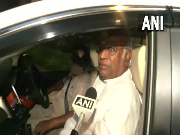 Leader of Opposition in Rajya Sabha, Mallikarjun Kharge (Photo/ANI)