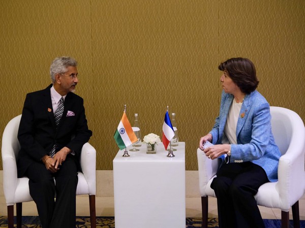 External Affairs Minister S Jaishankar meets his French counterpart Catherine Colonna