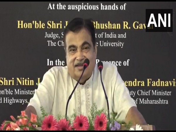 Union Minister for Road Transport and Highways Nitin Gadkari in Nagpur (Photo/ANI)