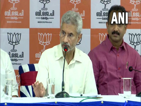 External Affairs Minister S Jaishankar in Thiruvananthapuram (Photo/ANI)