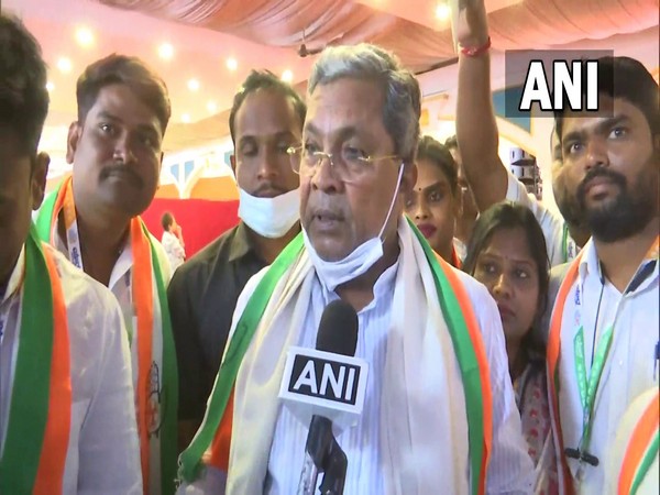 Karnataka Congress leader Siddaramaiah (Photo:ANI)