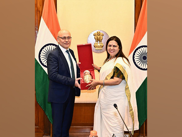 Lekhi appreciates Uzbek counterpart for briefing on development strides in Central Asia nation (Photo Credit: Twitter)