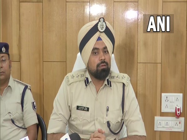 Manavjit Singh, SSP, Patna (Photo/ANI)