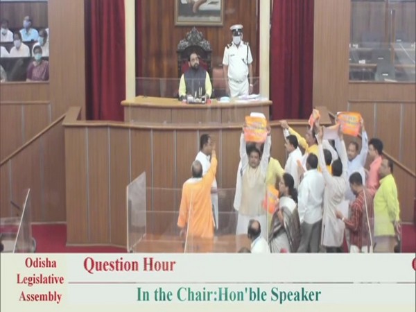 Visuals from Odisha Legislative Assembly 