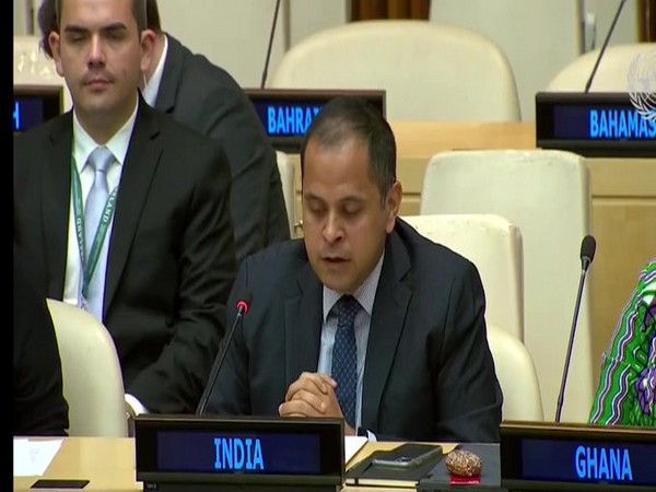 India's permanent mission to the UN, Pratik Mathur (photo source: Twitter)