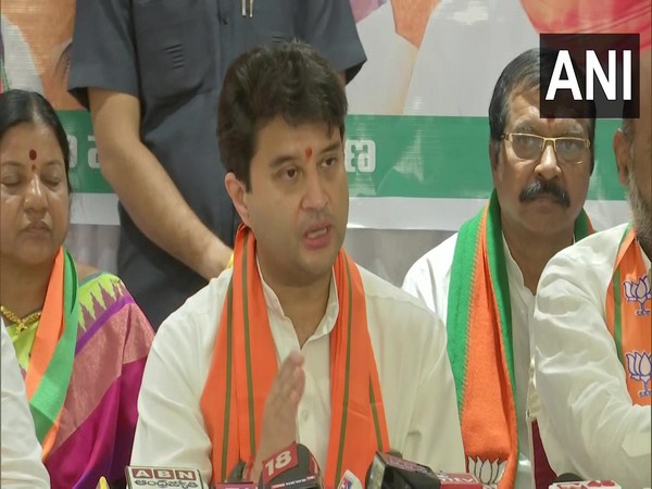 Union Minister of Civil Aviation Jyotiraditya Scindia (Photo/ANI)