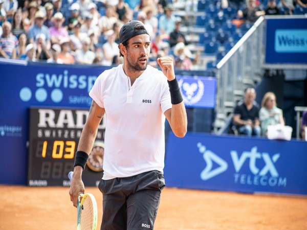 Matteo Berrettini (Photo: Swiss Open Gstaad/ Twitter)