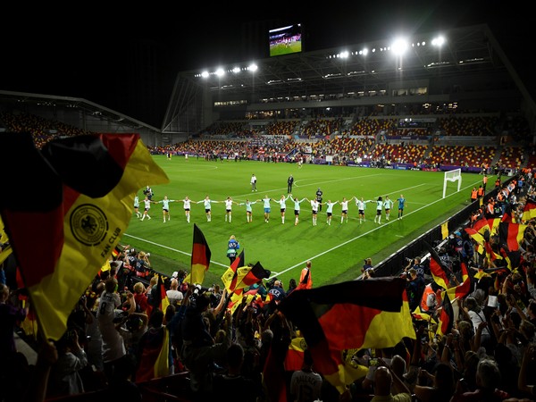 German team celebrating (Photo: Twitter/UEFA Women's Euro 2022)