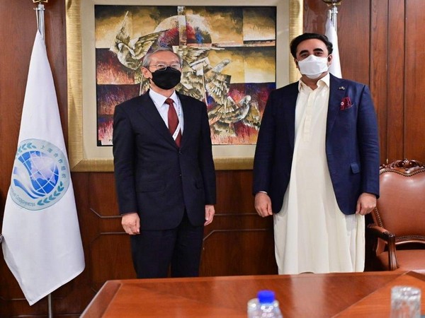 SCO Secy General meets Pak FM Bilawal Bhutto Zardari (Photo Credit: Twitter)