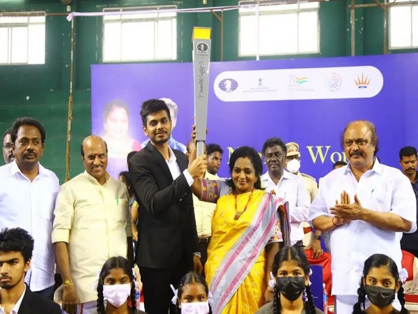 Chess Olympiad Torch Relay reaches Puducherry (Photo: SAI/ Twitter)