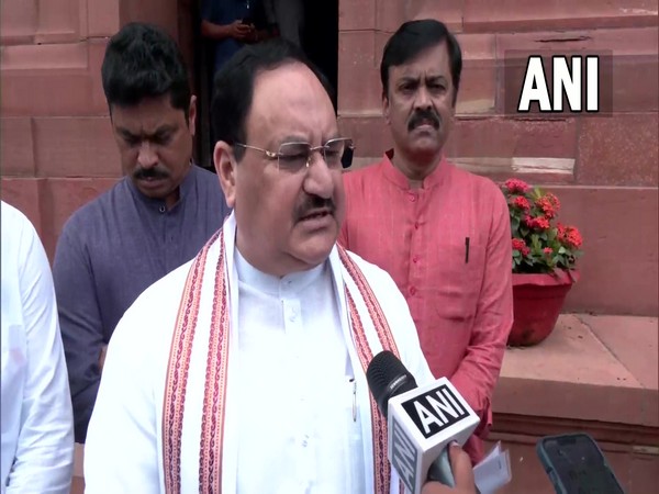 BJP president JP Nadda, Photo Credit:ANI