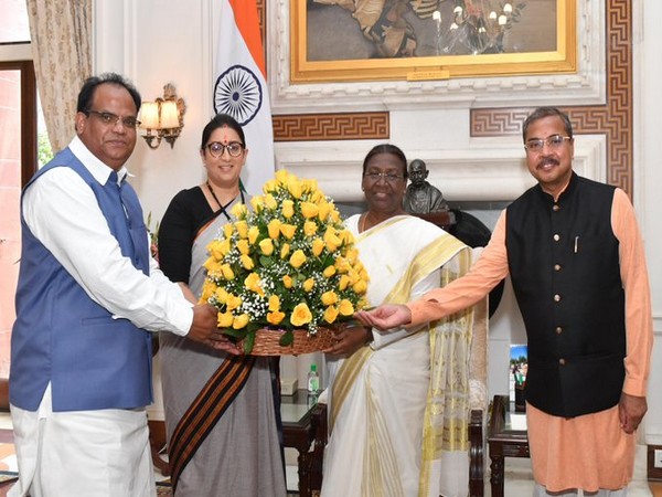 Union Ministers called on President Droupadi Murmu at Rashtrapati Bhavan
