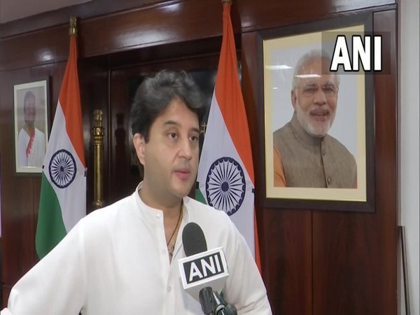 Union Civil Aviation Minister Jyotiraditya Scindia (Photo/ANI)
