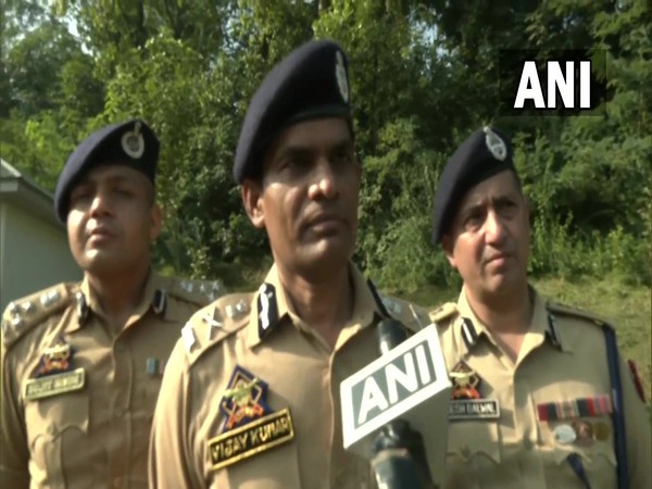 Vijay Kumar, ADG, Kashmir  (Photo:ANI)