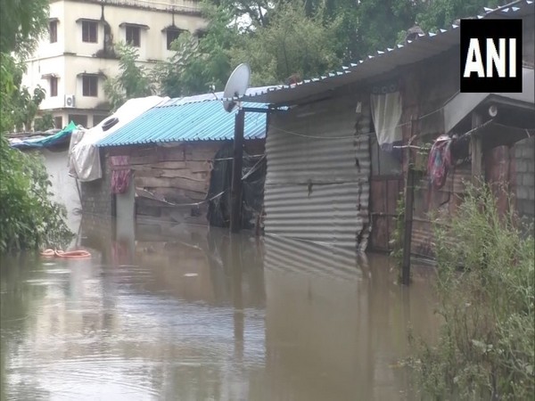 House submerged in Odisha's Sambalpur (Photo/ANI)
