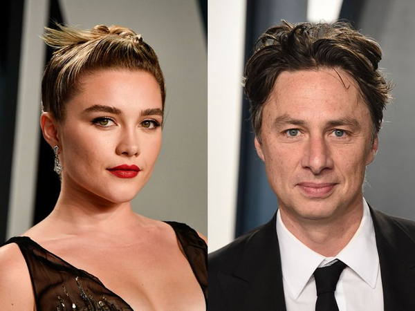 Florence Pugh and Zach Braff (Image Source: Twitter)