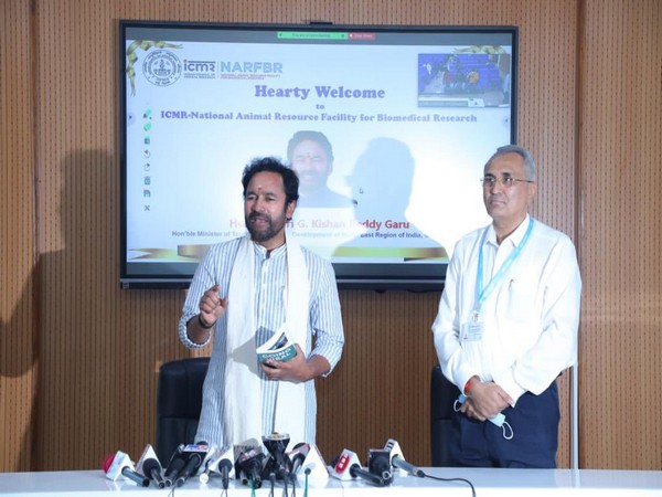 Union Minister G Kishan Reddy in Hyderabad 