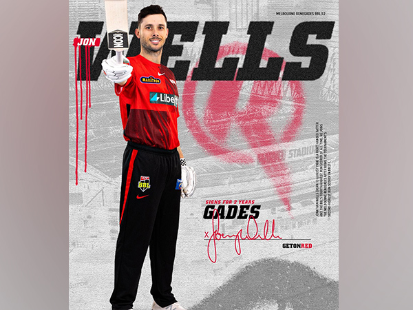 Jon Wells (Photo: Melbourne Renegades/ Twitter)