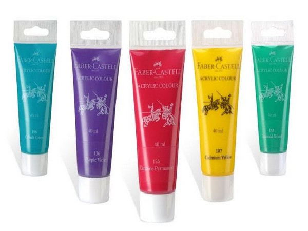 Faber-Castell's acrylic tubes