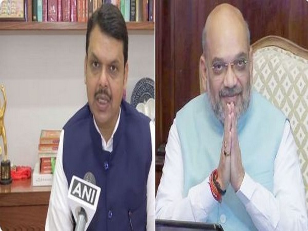 Maharashtra Chief Minister Devendra Fadnavis (Left), Union Minister Amit Shah (Right) [File Image]