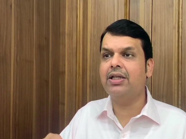 BJP leader and former Maharashtra chief minister Devendra Fadnavis speaking on Bandra incident. Photo/ANI