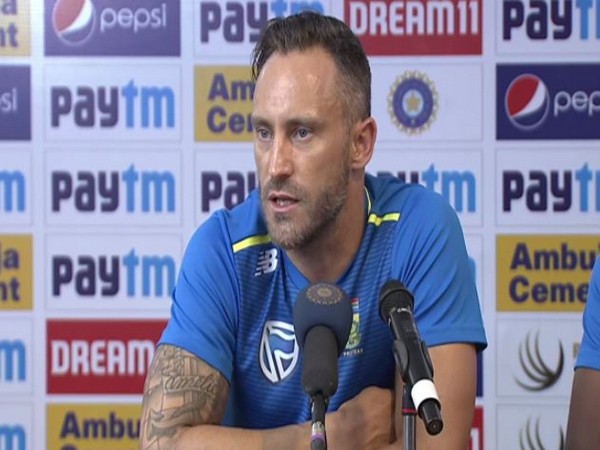 South Africa skipper Faf du Plessis