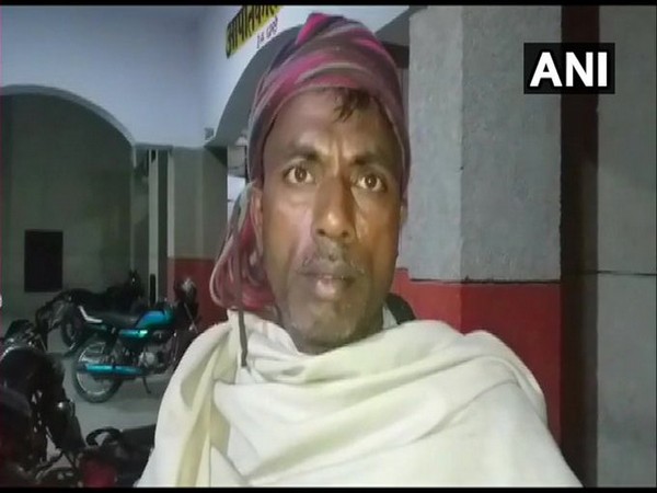 The father of a minor girl whose body was allegedly left unattended for over one hour. [Photo/ANI]