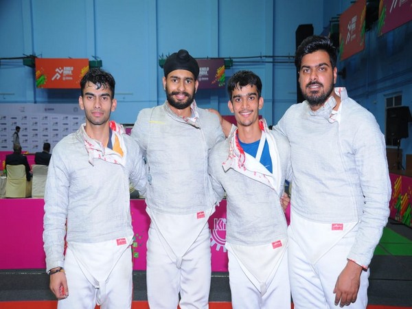 Guru Nanak Dev University's fencing team.