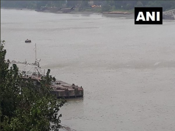 Ferry services suspended at Bichali Ghat. (Photo/ANI)