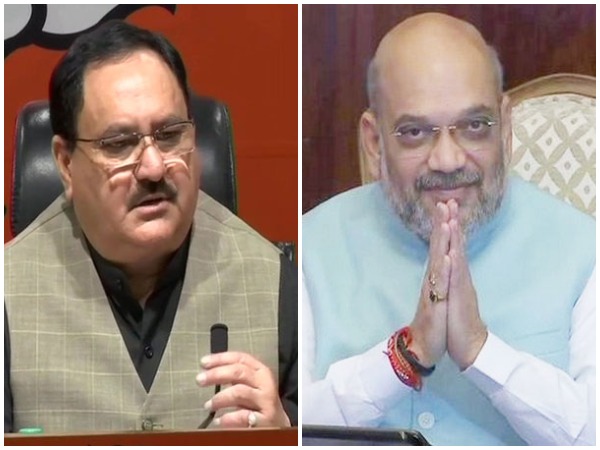 BJP working President JP Nadda (left) and BJP President Amit Shah (right). File photo/ANI