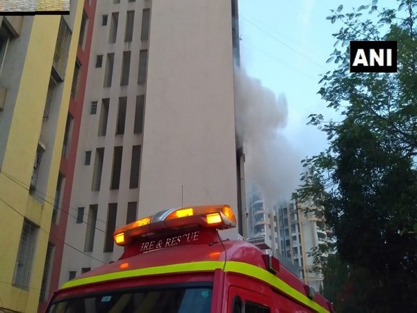Fire breaks out at a building in Patlipada