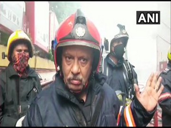 Mumbai's Chief Fire Officer (CFO) PS Rahangdale talking to reporters on Saturday.