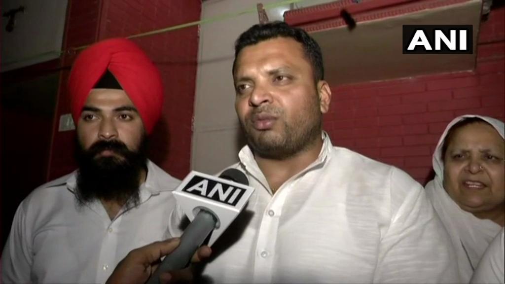 Congress vice President Firoz Gazi while speaking to ANI in New Delhi. Photo/ANI