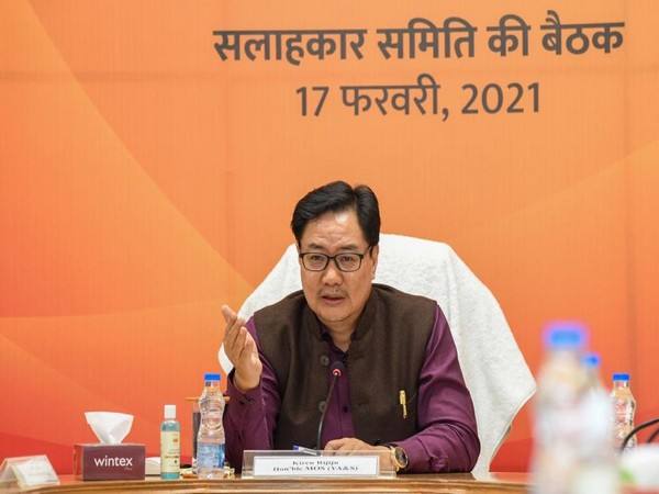 Minister of Youth Affairs and Sports Kiren Rijiju (Photo/ Fit India Movement Twitter)