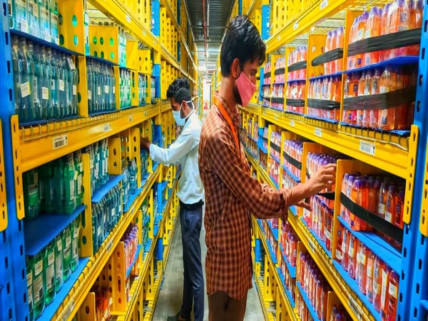Flipkart employees working at a new Haryana fulfilment centre 